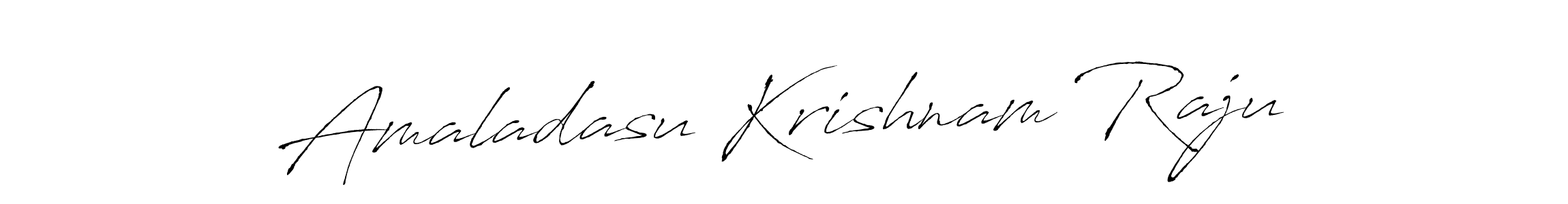 This is the best signature style for the Amaladasu Krishnam Raju name. Also you like these signature font (Antro_Vectra). Mix name signature. Amaladasu Krishnam Raju signature style 6 images and pictures png