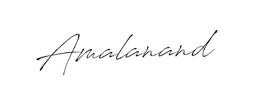 Use a signature maker to create a handwritten signature online. With this signature software, you can design (Antro_Vectra) your own signature for name Amalanand. Amalanand signature style 6 images and pictures png