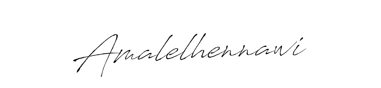 Also we have Amalelhennawi name is the best signature style. Create professional handwritten signature collection using Antro_Vectra autograph style. Amalelhennawi signature style 6 images and pictures png