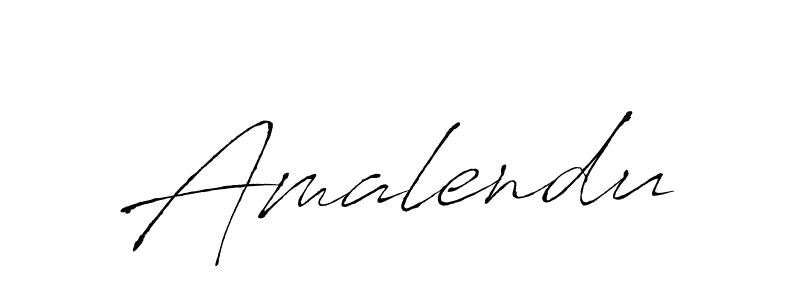 Design your own signature with our free online signature maker. With this signature software, you can create a handwritten (Antro_Vectra) signature for name Amalendu. Amalendu signature style 6 images and pictures png