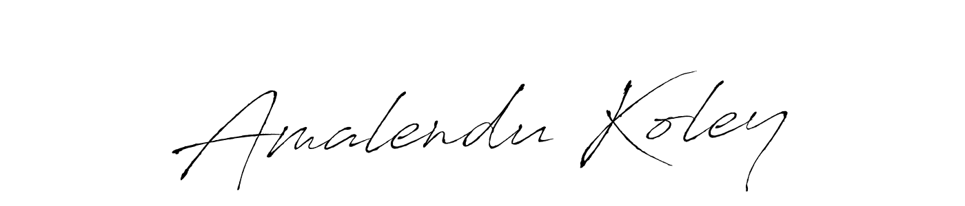 The best way (Antro_Vectra) to make a short signature is to pick only two or three words in your name. The name Amalendu Koley include a total of six letters. For converting this name. Amalendu Koley signature style 6 images and pictures png