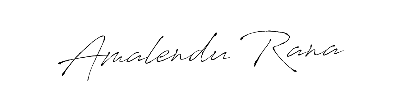 Amalendu Rana stylish signature style. Best Handwritten Sign (Antro_Vectra) for my name. Handwritten Signature Collection Ideas for my name Amalendu Rana. Amalendu Rana signature style 6 images and pictures png