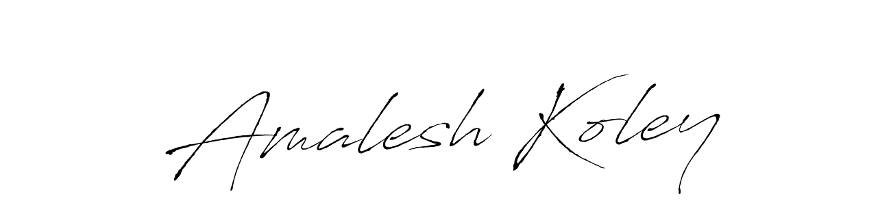 Make a beautiful signature design for name Amalesh Koley. Use this online signature maker to create a handwritten signature for free. Amalesh Koley signature style 6 images and pictures png