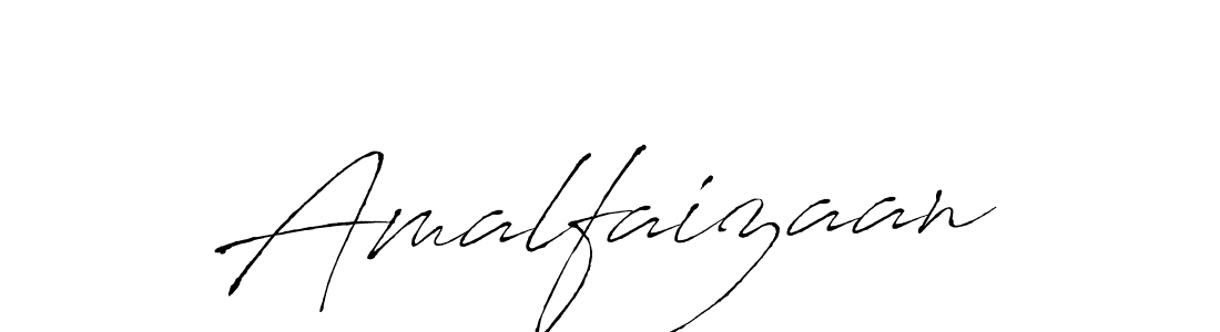 Design your own signature with our free online signature maker. With this signature software, you can create a handwritten (Antro_Vectra) signature for name Amalfaizaan. Amalfaizaan signature style 6 images and pictures png