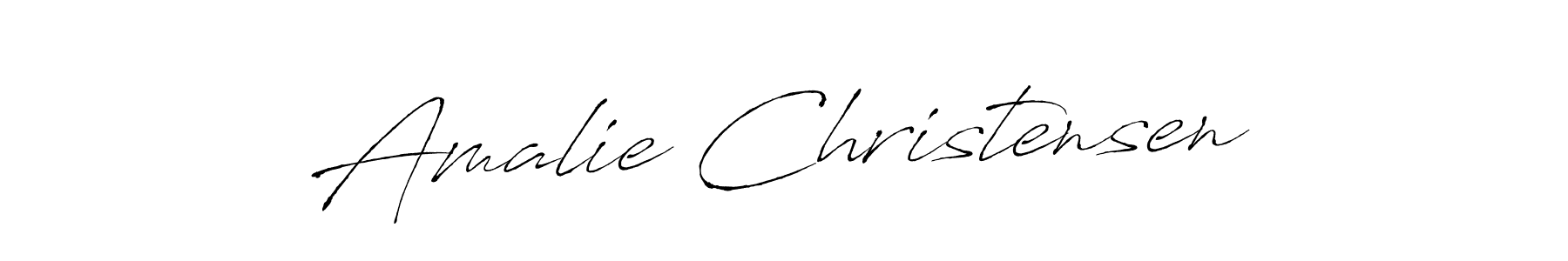 How to make Amalie Christensen signature? Antro_Vectra is a professional autograph style. Create handwritten signature for Amalie Christensen name. Amalie Christensen signature style 6 images and pictures png