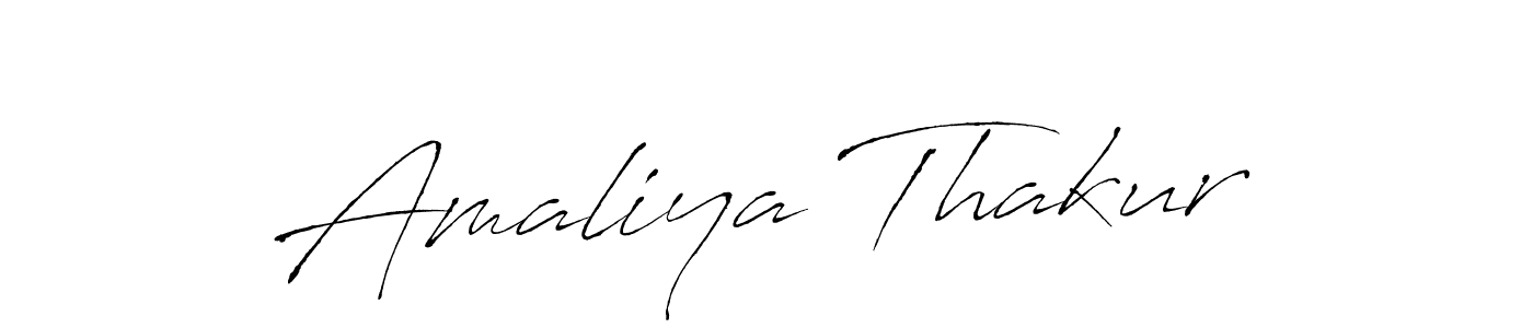 Amaliya Thakur stylish signature style. Best Handwritten Sign (Antro_Vectra) for my name. Handwritten Signature Collection Ideas for my name Amaliya Thakur. Amaliya Thakur signature style 6 images and pictures png