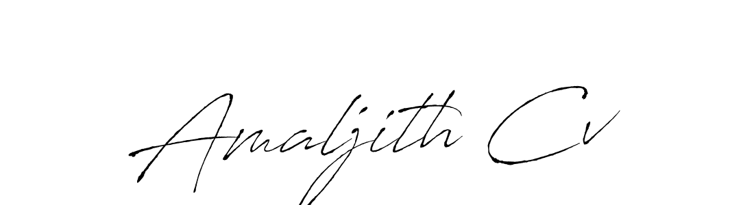 How to make Amaljith Cv signature? Antro_Vectra is a professional autograph style. Create handwritten signature for Amaljith Cv name. Amaljith Cv signature style 6 images and pictures png