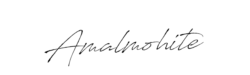 How to make Amalmohite signature? Antro_Vectra is a professional autograph style. Create handwritten signature for Amalmohite name. Amalmohite signature style 6 images and pictures png