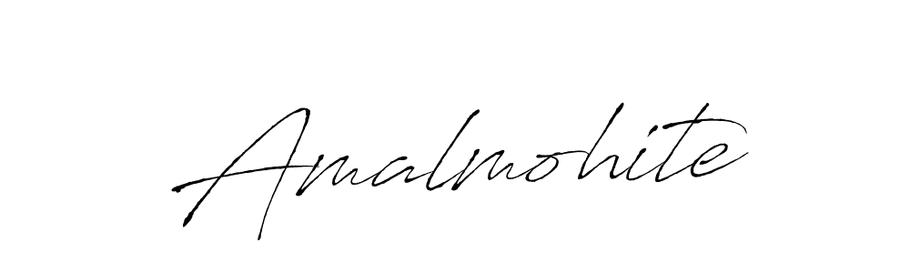 Design your own signature with our free online signature maker. With this signature software, you can create a handwritten (Antro_Vectra) signature for name Amalmohite. Amalmohite signature style 6 images and pictures png