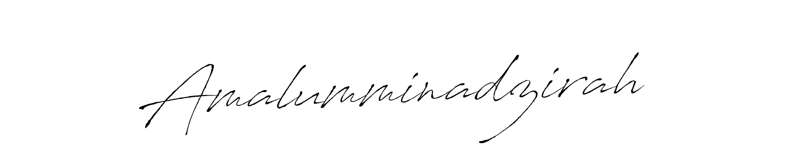 You should practise on your own different ways (Antro_Vectra) to write your name (Amalumminadzirah) in signature. don't let someone else do it for you. Amalumminadzirah signature style 6 images and pictures png