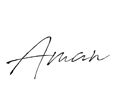 Design your own signature with our free online signature maker. With this signature software, you can create a handwritten (Antro_Vectra) signature for name Aman. Aman signature style 6 images and pictures png