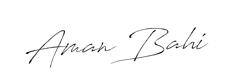 How to make Aman Bahi signature? Antro_Vectra is a professional autograph style. Create handwritten signature for Aman Bahi name. Aman Bahi signature style 6 images and pictures png