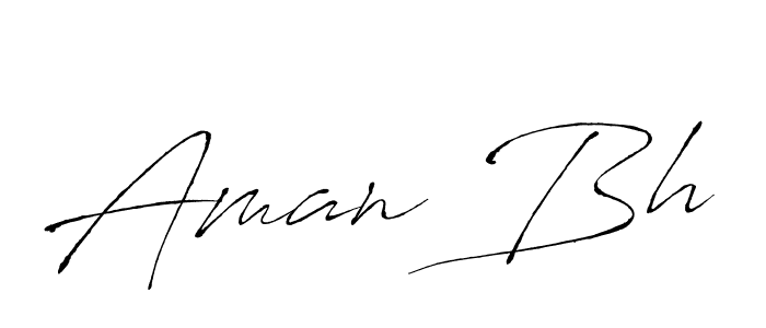 Use a signature maker to create a handwritten signature online. With this signature software, you can design (Antro_Vectra) your own signature for name Aman Bh. Aman Bh signature style 6 images and pictures png