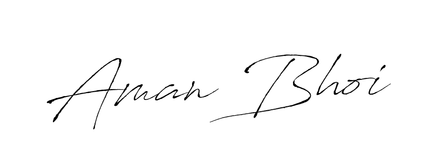 How to make Aman Bhoi signature? Antro_Vectra is a professional autograph style. Create handwritten signature for Aman Bhoi name. Aman Bhoi signature style 6 images and pictures png
