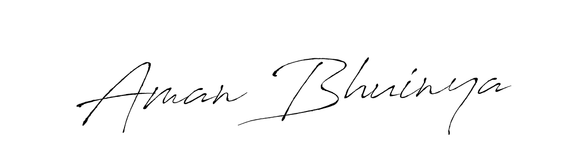 Aman Bhuinya stylish signature style. Best Handwritten Sign (Antro_Vectra) for my name. Handwritten Signature Collection Ideas for my name Aman Bhuinya. Aman Bhuinya signature style 6 images and pictures png