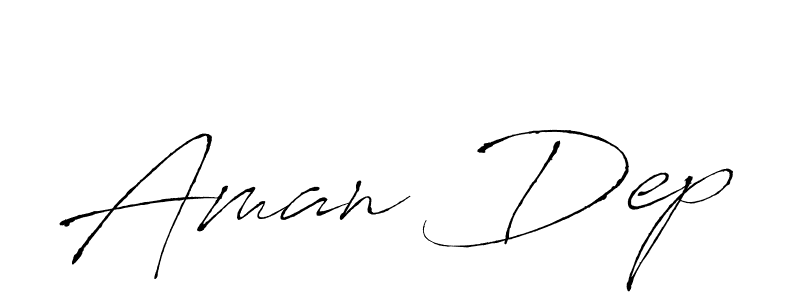 Use a signature maker to create a handwritten signature online. With this signature software, you can design (Antro_Vectra) your own signature for name Aman Dep. Aman Dep signature style 6 images and pictures png