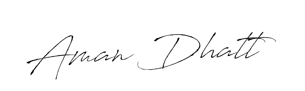 Antro_Vectra is a professional signature style that is perfect for those who want to add a touch of class to their signature. It is also a great choice for those who want to make their signature more unique. Get Aman Dhatt name to fancy signature for free. Aman Dhatt signature style 6 images and pictures png