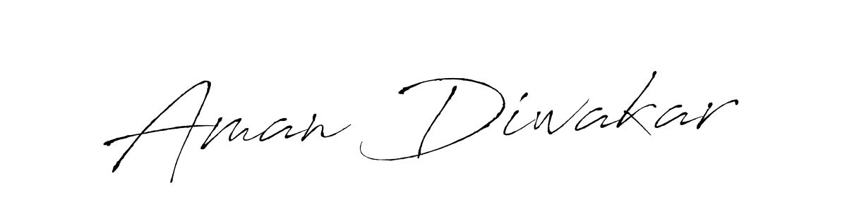 Antro_Vectra is a professional signature style that is perfect for those who want to add a touch of class to their signature. It is also a great choice for those who want to make their signature more unique. Get Aman Diwakar name to fancy signature for free. Aman Diwakar signature style 6 images and pictures png