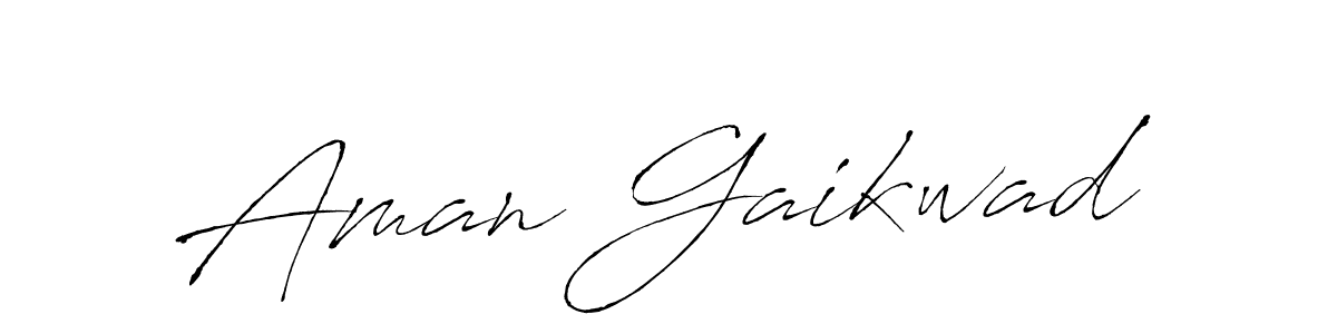 How to make Aman Gaikwad signature? Antro_Vectra is a professional autograph style. Create handwritten signature for Aman Gaikwad name. Aman Gaikwad signature style 6 images and pictures png