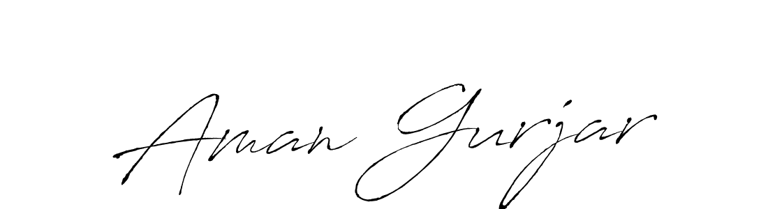 Also we have Aman Gurjar name is the best signature style. Create professional handwritten signature collection using Antro_Vectra autograph style. Aman Gurjar signature style 6 images and pictures png