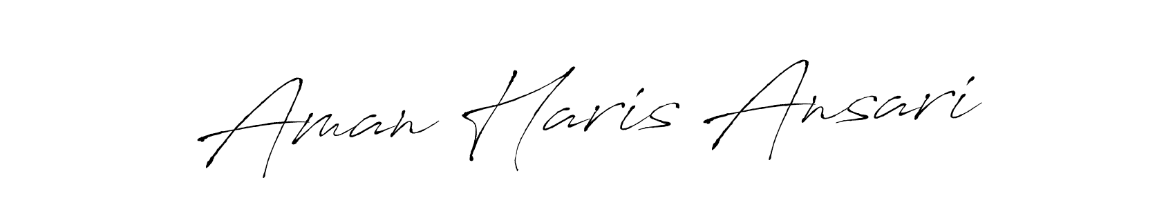 if you are searching for the best signature style for your name Aman Haris Ansari. so please give up your signature search. here we have designed multiple signature styles  using Antro_Vectra. Aman Haris Ansari signature style 6 images and pictures png