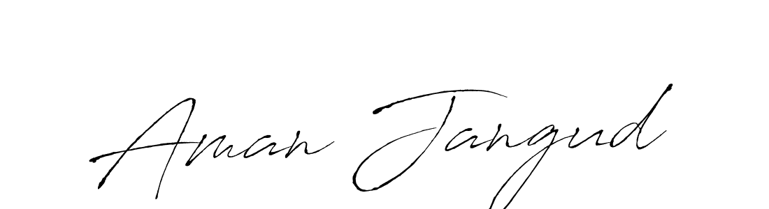 You should practise on your own different ways (Antro_Vectra) to write your name (Aman Jangud) in signature. don't let someone else do it for you. Aman Jangud signature style 6 images and pictures png