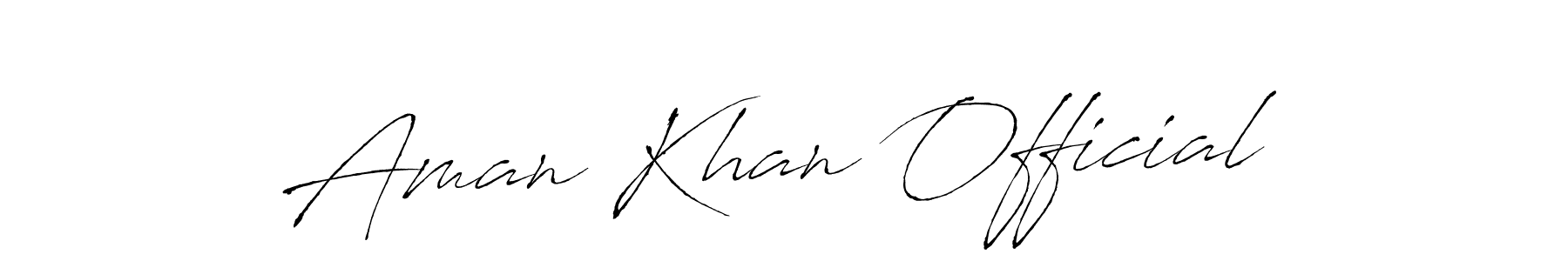 Similarly Antro_Vectra is the best handwritten signature design. Signature creator online .You can use it as an online autograph creator for name Aman Khan Official. Aman Khan Official signature style 6 images and pictures png