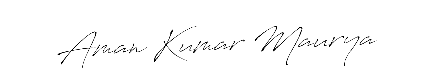 Aman Kumar Maurya stylish signature style. Best Handwritten Sign (Antro_Vectra) for my name. Handwritten Signature Collection Ideas for my name Aman Kumar Maurya. Aman Kumar Maurya signature style 6 images and pictures png