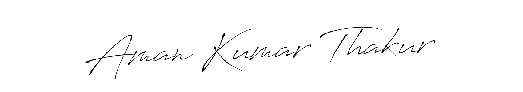 It looks lik you need a new signature style for name Aman Kumar Thakur. Design unique handwritten (Antro_Vectra) signature with our free signature maker in just a few clicks. Aman Kumar Thakur signature style 6 images and pictures png