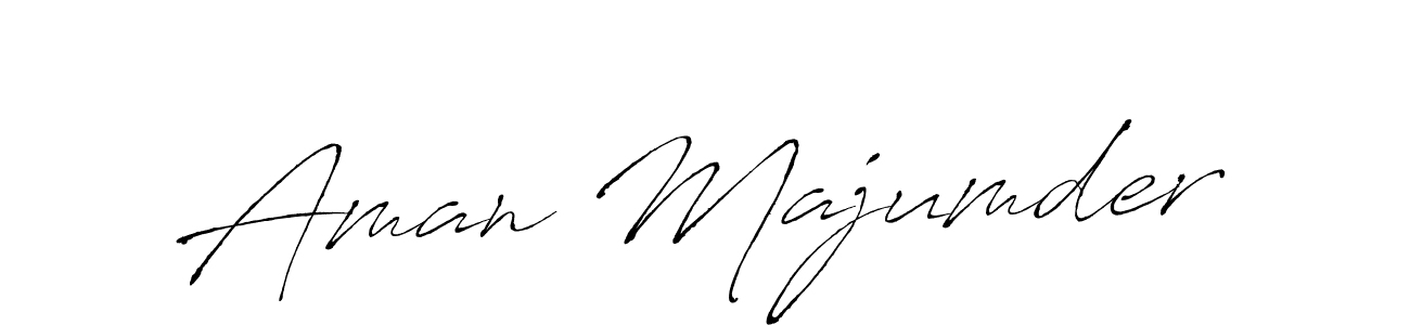 Use a signature maker to create a handwritten signature online. With this signature software, you can design (Antro_Vectra) your own signature for name Aman Majumder. Aman Majumder signature style 6 images and pictures png