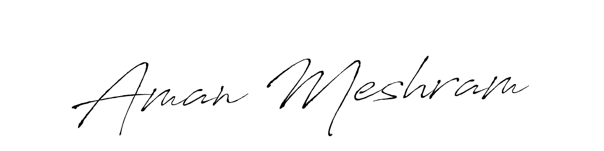 It looks lik you need a new signature style for name Aman Meshram. Design unique handwritten (Antro_Vectra) signature with our free signature maker in just a few clicks. Aman Meshram signature style 6 images and pictures png