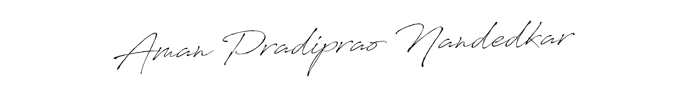 Also You can easily find your signature by using the search form. We will create Aman Pradiprao Nandedkar name handwritten signature images for you free of cost using Antro_Vectra sign style. Aman Pradiprao Nandedkar signature style 6 images and pictures png