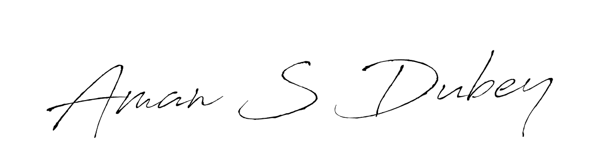 Make a beautiful signature design for name Aman S Dubey. Use this online signature maker to create a handwritten signature for free. Aman S Dubey signature style 6 images and pictures png