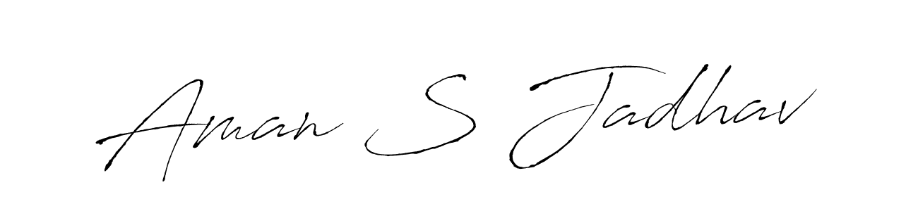 Similarly Antro_Vectra is the best handwritten signature design. Signature creator online .You can use it as an online autograph creator for name Aman S Jadhav. Aman S Jadhav signature style 6 images and pictures png