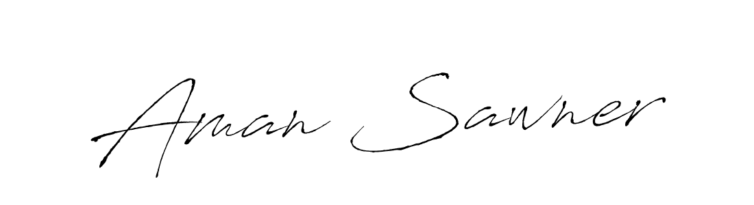 Also we have Aman Sawner name is the best signature style. Create professional handwritten signature collection using Antro_Vectra autograph style. Aman Sawner signature style 6 images and pictures png