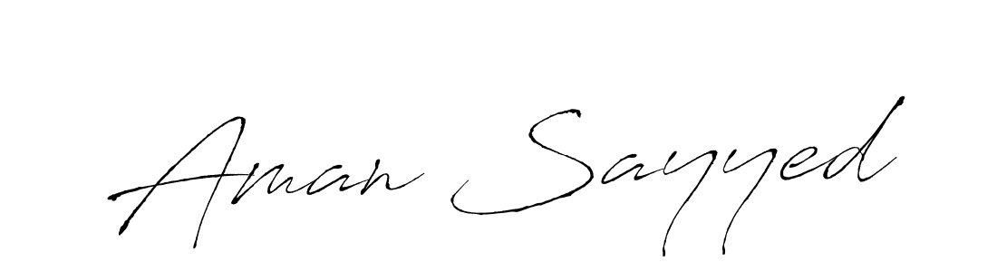 You should practise on your own different ways (Antro_Vectra) to write your name (Aman Sayyed) in signature. don't let someone else do it for you. Aman Sayyed signature style 6 images and pictures png