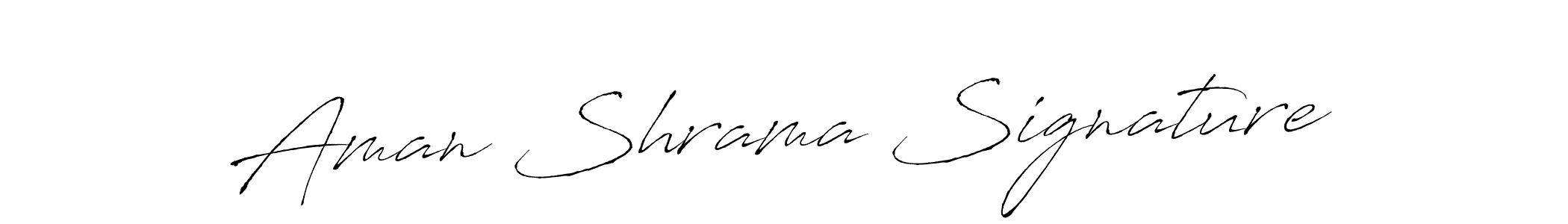 Use a signature maker to create a handwritten signature online. With this signature software, you can design (Antro_Vectra) your own signature for name Aman Shrama Signature. Aman Shrama Signature signature style 6 images and pictures png