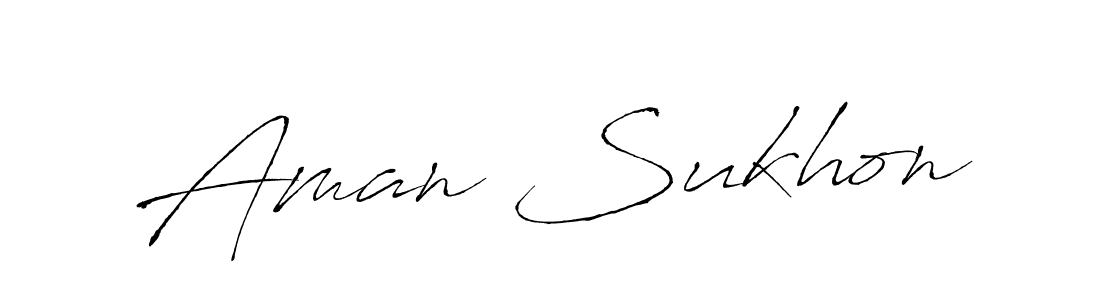 if you are searching for the best signature style for your name Aman Sukhon. so please give up your signature search. here we have designed multiple signature styles  using Antro_Vectra. Aman Sukhon signature style 6 images and pictures png