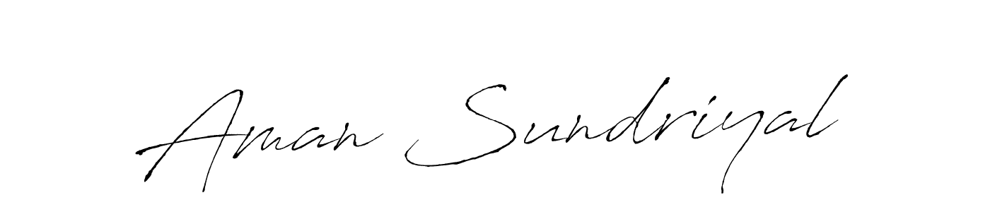 Antro_Vectra is a professional signature style that is perfect for those who want to add a touch of class to their signature. It is also a great choice for those who want to make their signature more unique. Get Aman Sundriyal name to fancy signature for free. Aman Sundriyal signature style 6 images and pictures png