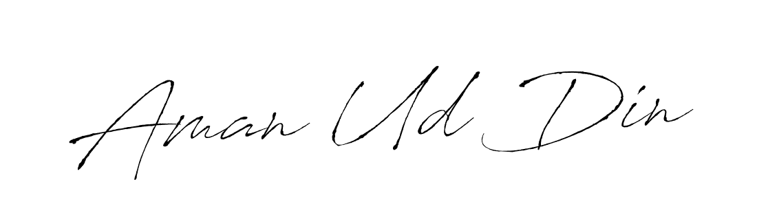 Antro_Vectra is a professional signature style that is perfect for those who want to add a touch of class to their signature. It is also a great choice for those who want to make their signature more unique. Get Aman Ud Din name to fancy signature for free. Aman Ud Din signature style 6 images and pictures png