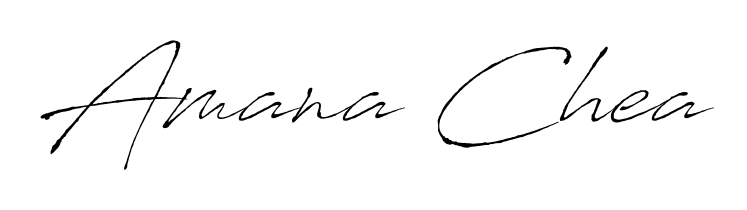 Get an exclusive digital autograph for Amana Chea. The Antro_Vectra typeface captures the charm of real penmanship on paper. Amana Chea signature style 6 images and pictures png