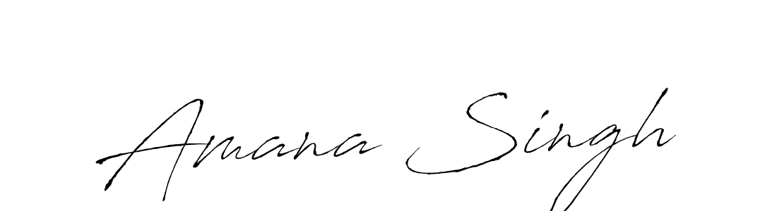 Also we have Amana Singh name is the best signature style. Create professional handwritten signature collection using Antro_Vectra autograph style. Amana Singh signature style 6 images and pictures png
