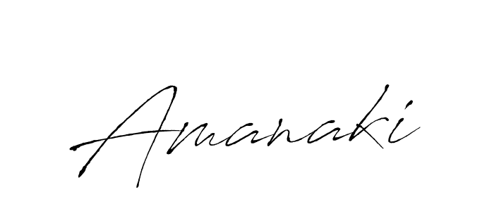 Design your own signature with our free online signature maker. With this signature software, you can create a handwritten (Antro_Vectra) signature for name Amanaki. Amanaki signature style 6 images and pictures png