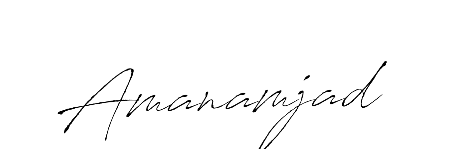 Amanamjad stylish signature style. Best Handwritten Sign (Antro_Vectra) for my name. Handwritten Signature Collection Ideas for my name Amanamjad. Amanamjad signature style 6 images and pictures png