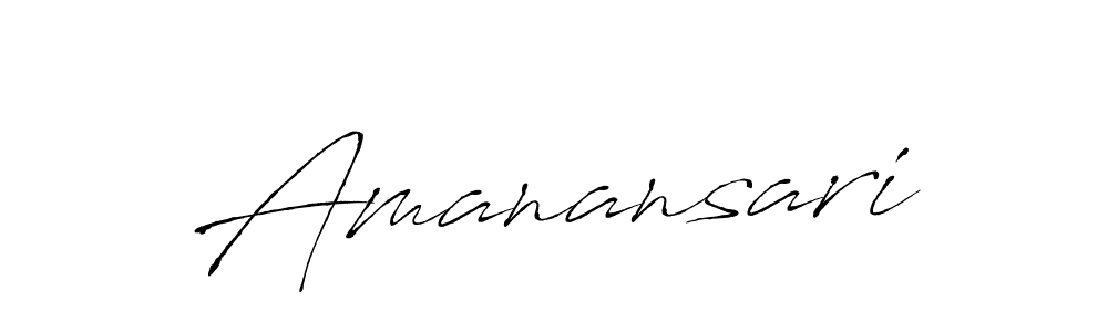 You should practise on your own different ways (Antro_Vectra) to write your name (Amanansari) in signature. don't let someone else do it for you. Amanansari signature style 6 images and pictures png