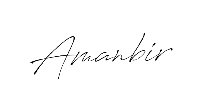 Also we have Amanbir name is the best signature style. Create professional handwritten signature collection using Antro_Vectra autograph style. Amanbir signature style 6 images and pictures png