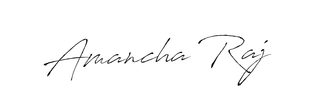 Also we have Amancha Raj name is the best signature style. Create professional handwritten signature collection using Antro_Vectra autograph style. Amancha Raj signature style 6 images and pictures png