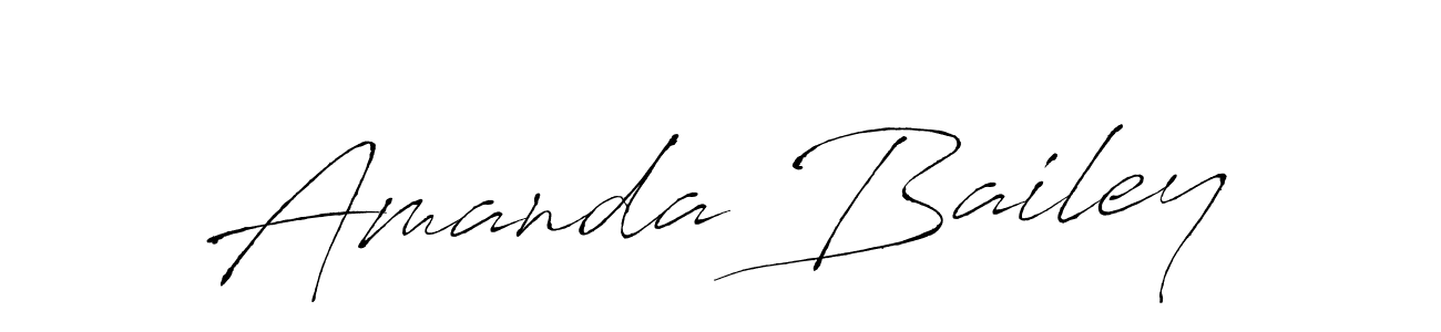 Amanda Bailey stylish signature style. Best Handwritten Sign (Antro_Vectra) for my name. Handwritten Signature Collection Ideas for my name Amanda Bailey. Amanda Bailey signature style 6 images and pictures png