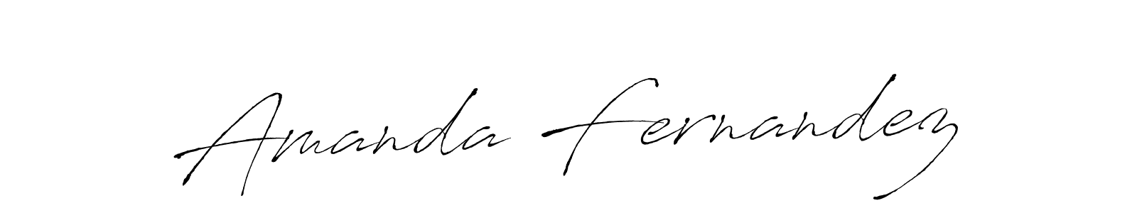 Make a beautiful signature design for name Amanda Fernandez. With this signature (Antro_Vectra) style, you can create a handwritten signature for free. Amanda Fernandez signature style 6 images and pictures png