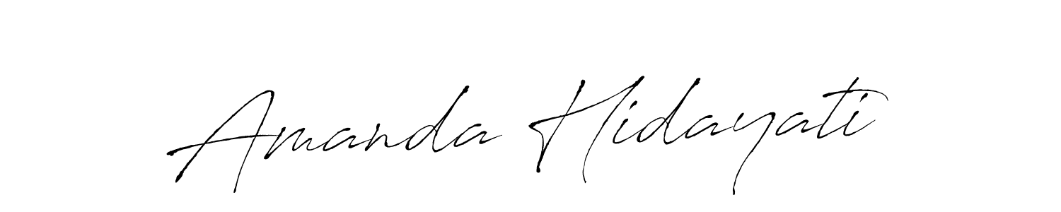 How to make Amanda Hidayati signature? Antro_Vectra is a professional autograph style. Create handwritten signature for Amanda Hidayati name. Amanda Hidayati signature style 6 images and pictures png